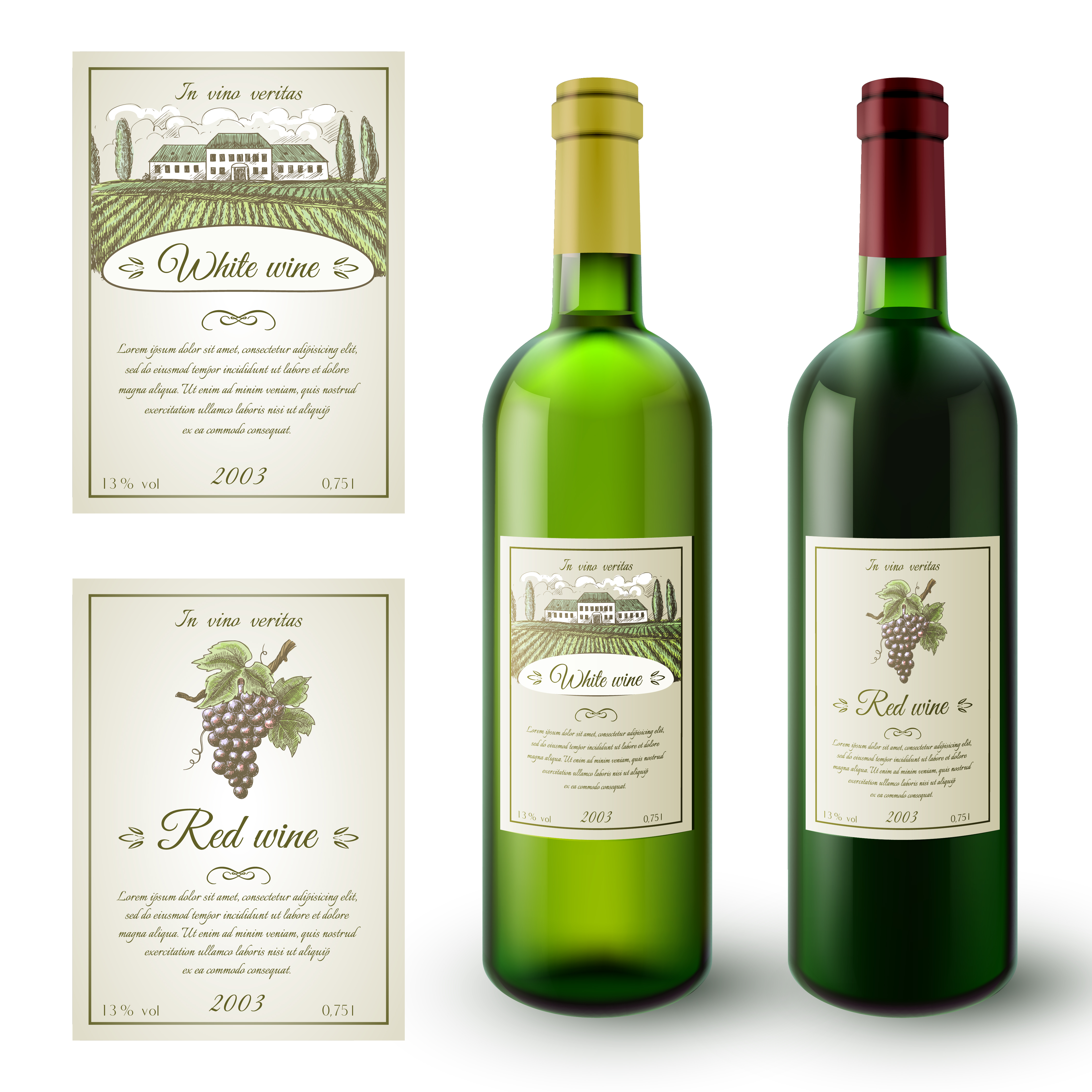 wine bottle label printing london